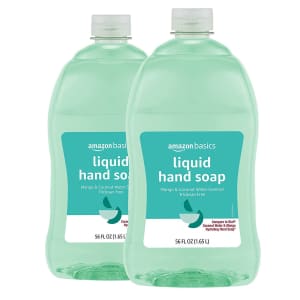 Amazon Basics Liquid Hand Soap 56-oz. Bottle 2-Pack for $7.12 via Sub & Save