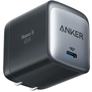 Anker Nano II 65W GaN II USB-C Fast Charger for $35 Anker Nano II 65W GaN II USB-C Fast Charger for $35
