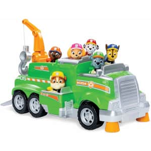 Paw Patrol Rocky's Total Team Rescue Recycling Truck with 6 Pups for $15
