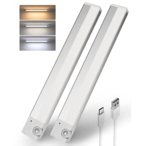 Rechargeable LED Under-Cabinet Lights 2-Pack for $18