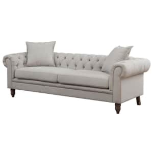 AC Pacific Juliet 3-Seater Chesterfield Sofa for $525 AC Pacific Juliet 3-Seater Chesterfield Sofa for $525