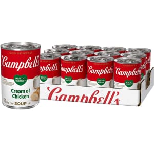 Campbell's Condensed Healthy Request Cream of Chicken Soup 10.5-oz. Can 12-Pack for $12 via Sub & Save