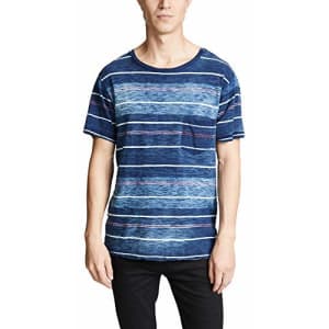 RVCA Men's Rusholme Striped T-Shirt Blue XX-Large for $29