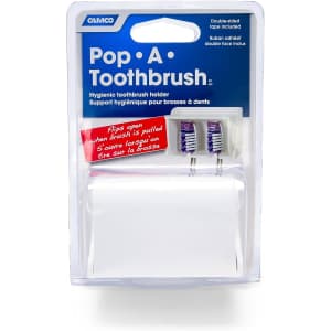 Camco Pop-A-Toothbrush Wall-Mounted Holder for $6 Camco Pop-A-Toothbrush Wall-Mounted Holder for $6