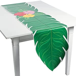Fun Express LUAU LEAF TABLE RUNNER - Party Supplies - 1 Piece for $12