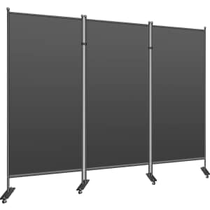 Vevor 89" 3-Panel Folding Office Partition for $42