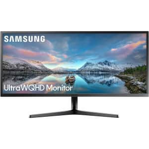Samsung 34" Ultrawide 1440p FreeSync Monitor for $188 in cart