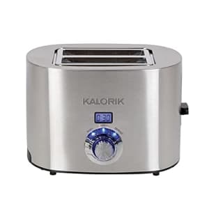 Kalorik Brookstone Digital 2-Slice Toaster, Stainless Steel for $71 Kalorik Brookstone Digital 2-Slice Toaster, Stainless Steel for $71