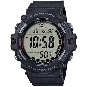 Casio Men's Watch w/ 10-Year Battery for $26