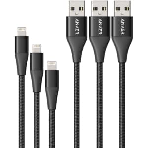 Anker Powerline+ II Lightning Cable 3-Pack for $30