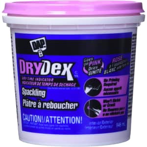 DAP DryDex Dry Time Indicator Spackling 1-Quart Tub for $7 DAP DryDex Dry Time Indicator Spackling 1-Quart Tub for $7