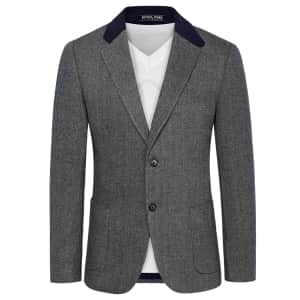 PJ Paul Jones Men's Vintage Tweed Wool Blazer: From $36.46