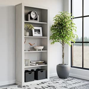 EdenbrookSumac Laminate Bookcase, 5-Shelf Organizer for Bedroom Furniture or Office Furniture, for $226
