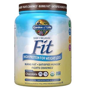 Garden of Life Raw Organic Fit Powder, Chocolate - High Protein for Weight Loss 28 g Plus Fiber for $20