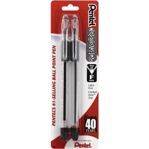 Pentel R.S.V.P. Ballpoint Pen 2-Pack for $1