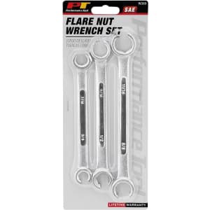 Performance Tools Sae Flare 3-Piece Nut Wrench Set for $7