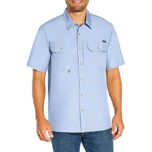 Eddie Bauer Men's Woven Tech Shirt for $11 for members