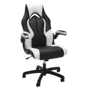 OFM Essentials Bonded Leather High-Back Racing Style Gaming Chair for $110 for members
