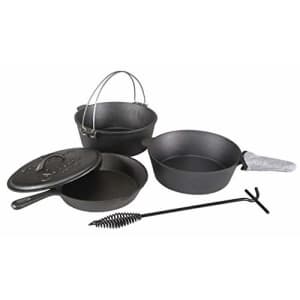 Stansport 6-Piece Pre-Seasoned Cast Iron Cookware Set for $62