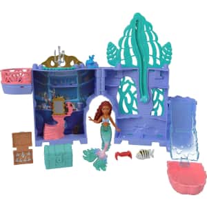 Mattel Disney The Little Mermaid Storytime Stackers Ariel's Grotto Playset for $7.99 w/ Prime