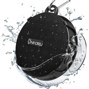 Onforu Bluetooth Waterproof Outdoor Speaker for $8