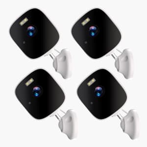 2K HD WiFi Security Camera 4-Pack for $50