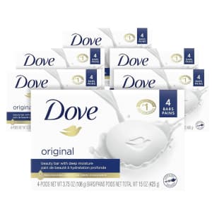 Dove Original Beauty Bar Soap 24-Pack for $19