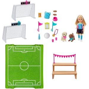 Barbie Dreamhouse Adventures Chelsea Doll w/ Soccer Playset for $10 Barbie Dreamhouse Adventures Chelsea Doll w/ Soccer Playset for $10