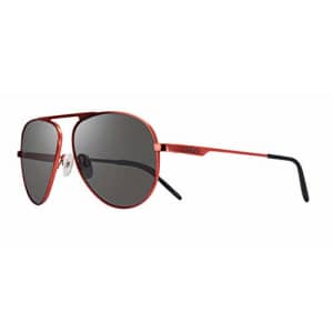 Revo Sunglasses Metro x Jeep: Polarized Lens Filters UV, Metal Aviator Frame, Firecracker Red Frame for $164