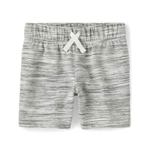 The Children's Place Boys' French Terry Shorts, White, X-Large for $8