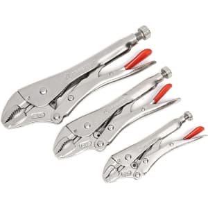 Crescent 3-Piece Curved Jaw Locking Pliers for $30 Crescent 3-Piece Curved Jaw Locking Pliers for $30