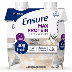 Ensure Max Protein Nutrition Shake - Vanilla - 44 Fl Oz Total (Pack of 6) for $72