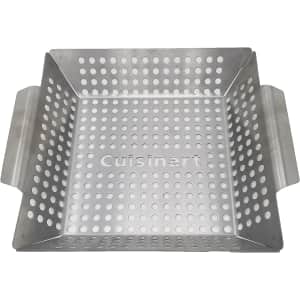 Cuisinart 11" x 11" Stainless Steel Grill Wok for $24