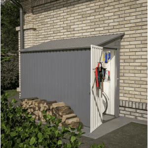 4 x 8-Foot Metal Lean-To Storage Shed Kit: $147.59