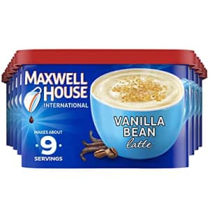 Maxwell House International Vanilla Bean Latte Caf-Style Instant Coffee Beverage Mix (8 ct Pack, for $45