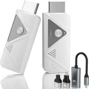 Pway 4K Wireless HDMI Transmitter and Receiver for $36