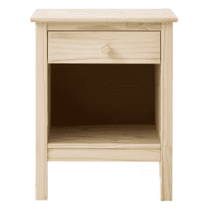 Stylewell 1-Drawer Unfinished Nightstand for $70