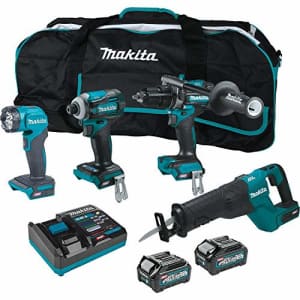 Makita GT401M1D1 40V Max XGT Brushless Lithium-Ion 1-1/4 in. Cordless Reciprocating Saw 4-Tool for $700