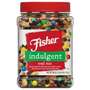 Fisher Indulgent Trail Mix 38-oz. Tub for $10 via Sub & Save