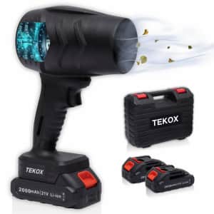 Tekox Cordless Air Duster & Leaf Blower for $45 Tekox Cordless Air Duster & Leaf Blower for $45