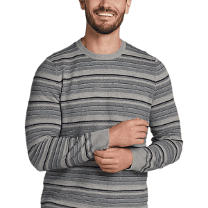 Joseph Abboud Men's Modern Fit Crew Neck Sweater (XL only) for $5