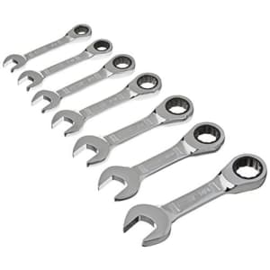 DEWALT Ratcheting Stubby Wrench Set, 7-Piece SAE (DWMT19262) for $50 DEWALT Ratcheting Stubby Wrench Set, 7-Piece SAE (DWMT19262) for $50