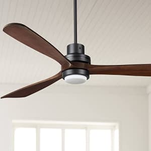 Casa Vieja 66" Delta-Wing XL Modern Industrial Indoor Ceiling Fan with LED Light Remote Control for $200