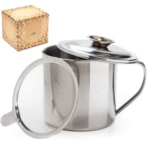 Aulett Home Bacon Grease Container w/ Strainer for $20 Aulett Home Bacon Grease Container w/ Strainer for $20