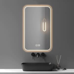 24" x 32" LED Bathroom Mirror for $70