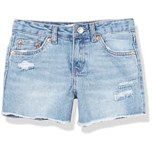 Levi's Girls' Denim Shorty Shorts, Newport Beach, 7 for $10