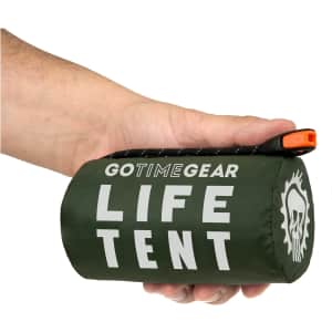 Go Time Gear Life Tent Emergency Survival Shelter for $19