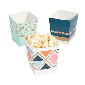 Fun Express TRIBAL BABY POPCORN BOXES (24PC) - Party Supplies - 24 Pieces for $4