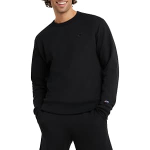 PUMA Men's ESS+ Big Logo Crewneck Sweatshirt for $16