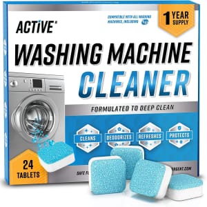 Washing Machine Cleaner Descaler 24 Pack for $13